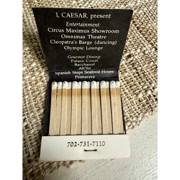 Ceasars Palace Las Vegas Matches - Picture 2 of 3